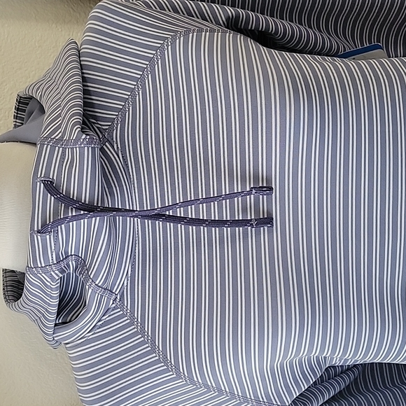 NWT, Columbia Bryce Canyon blue and white striped women's XS Hoodie - Picture 4 of 15